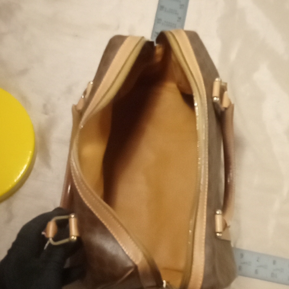 Celine Brown Macadam Leather Bag GUC - Picture 10 of 10